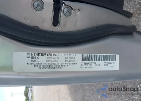 2010 Dodge Charger Sxt из США, поврежденный, VIN 2B3CA3CV8AH247655